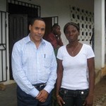 Don Felder with graduate Mary Sassa