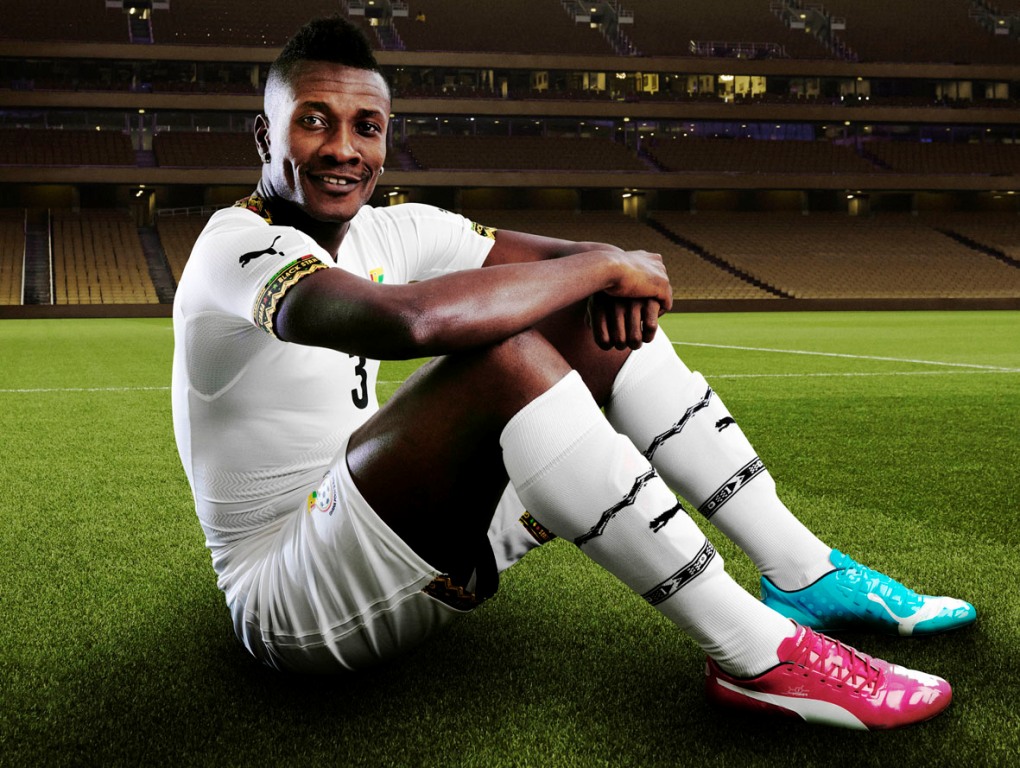Asamoah Gyan in the 2014