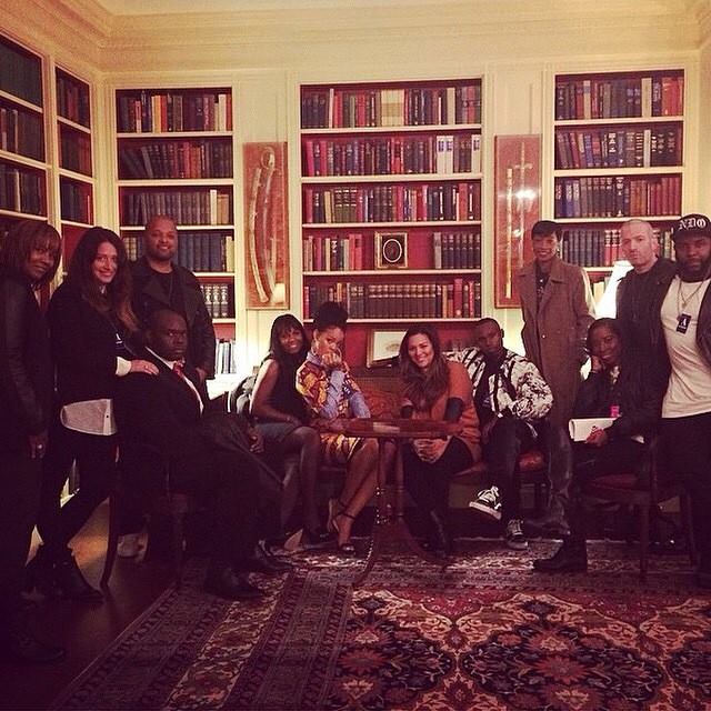 Rihanna Rocks Ankara Outfit to the White House