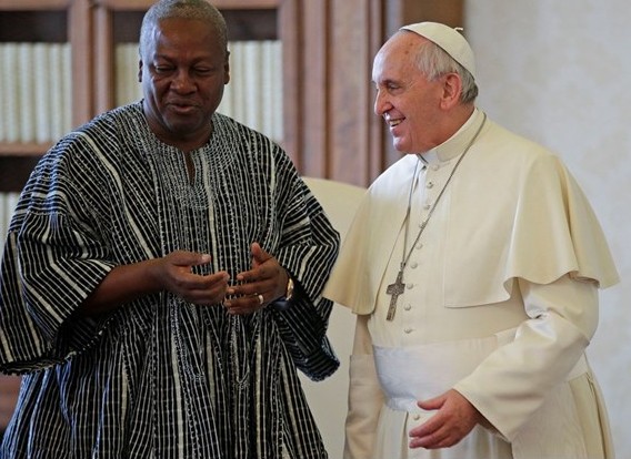 Pope Francis receives President of Ghana