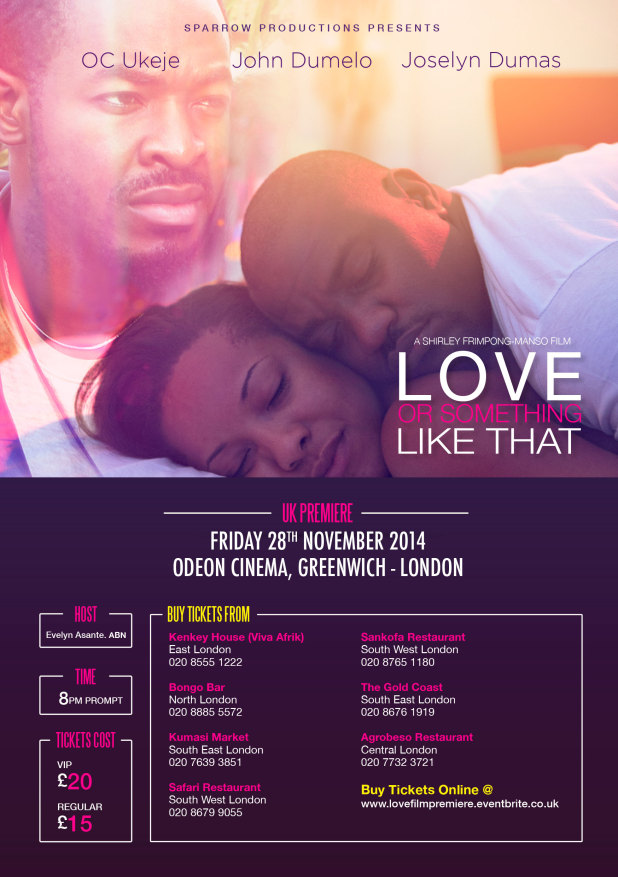 LOVE OR SOMETHING LIKE THAT