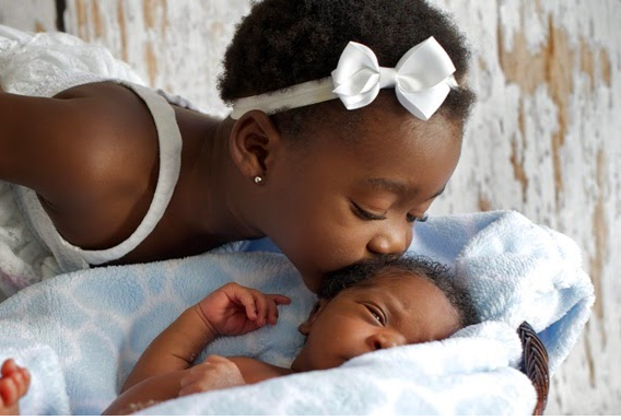 Mercy Johnson shows off her adorable 1 month old son and family