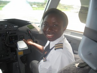 Adebule imoleye the youngest licenced commericial airline pilot at 23,
