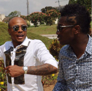 andre ayew and asamoah gyan Ghana Black Stars