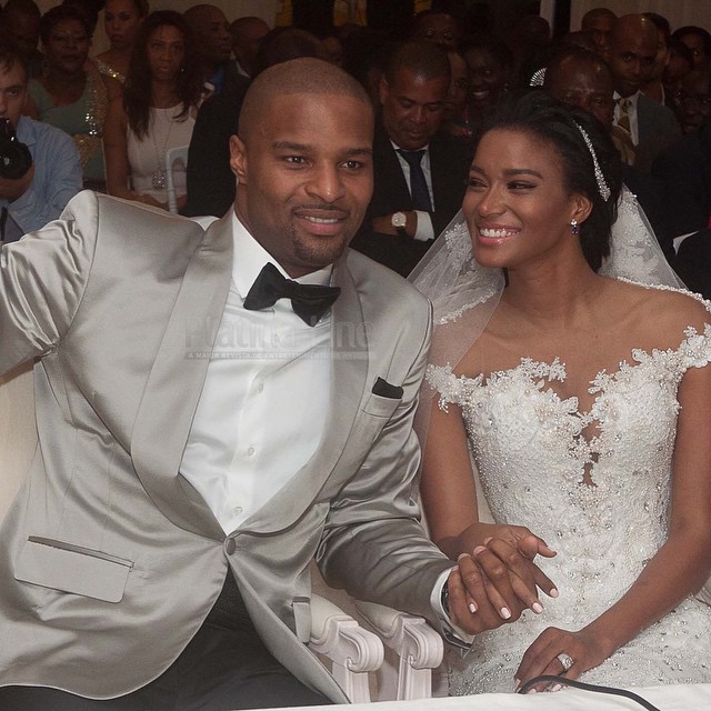 Leila Lopes weds NFL Star Osi Umenyiora