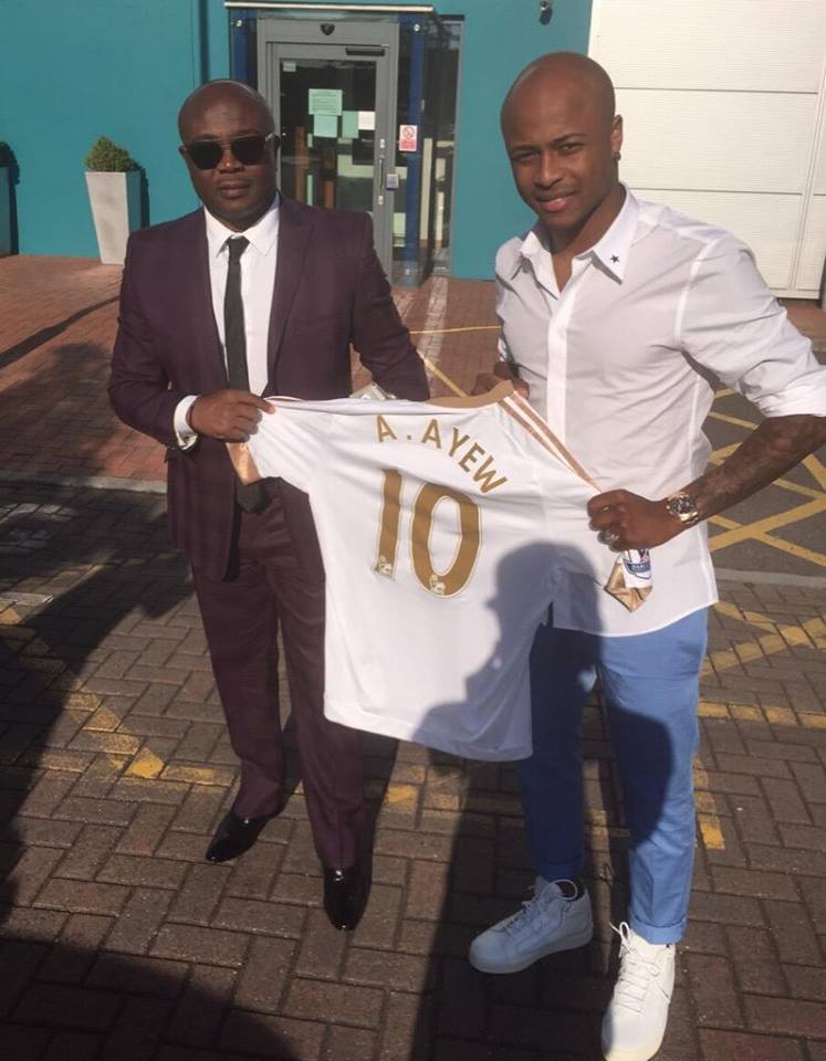 Andre Ayew and father Abedi Pele