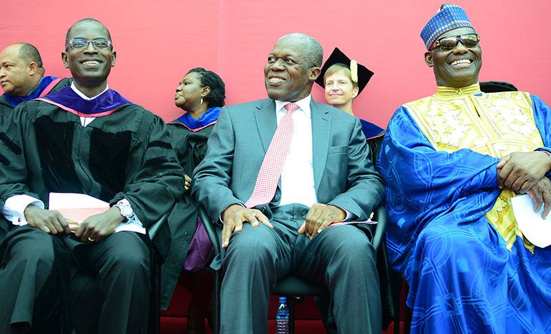 Patrick Awuah Jr. Founder & President, Ashesi University College, Vice President of Ghana, H.E Kwesi Amissah-Arthur and Mr. Kofi Ampim