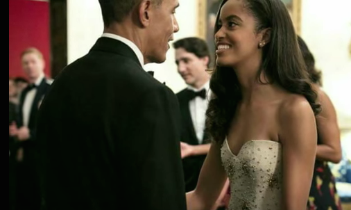 obama and malia