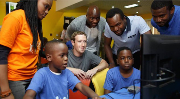 mark zuckerberg in nigeria..