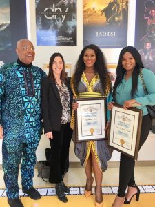 Stephanie Linus Gets Special Recognition for DRY at the Black History Month ahead of Pan African Film and Arts Festival Screening