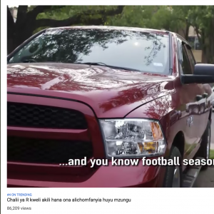 Trending On YouTube In Tanzania Today