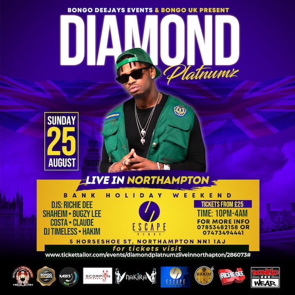 Diamond Platnumz Live Northampton