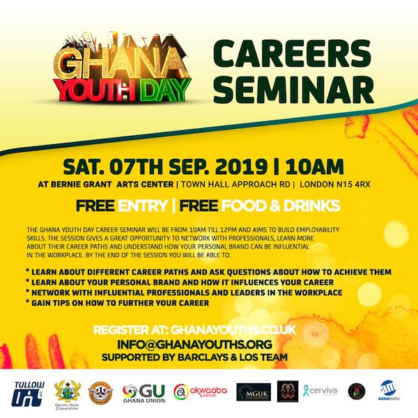 Ghana Youth Day 2019 Career Seminar.