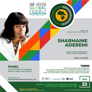 SHARMAINE ADEREMI Talnet & Brand Manager at Storm Model Management London