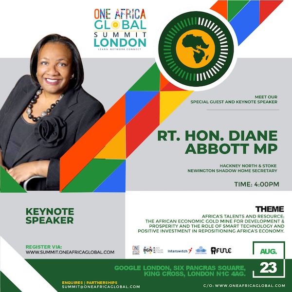 One Africa Global Summit London 2019..
