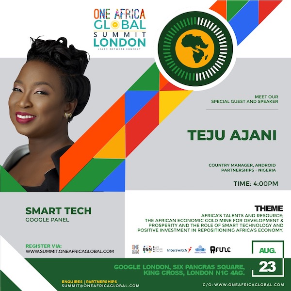 Country Manager, Android Partnerships - Nigeria -Teju Ajani