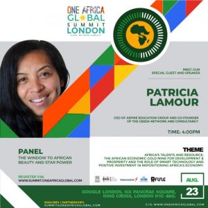  CEO, Aspire Education Group & Co-Founder of the GEEDA Network and Consultancy - Patricia Lamoureux