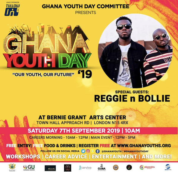 Special Guests ReggieNBollie at Ghana Youth Day