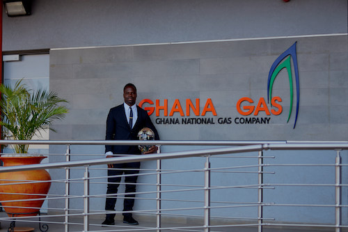 Ghana’s first skeleton Winter Olympian, Akwasi Frimpong, has secured a sponsorship with the Ghana National Gas Company 