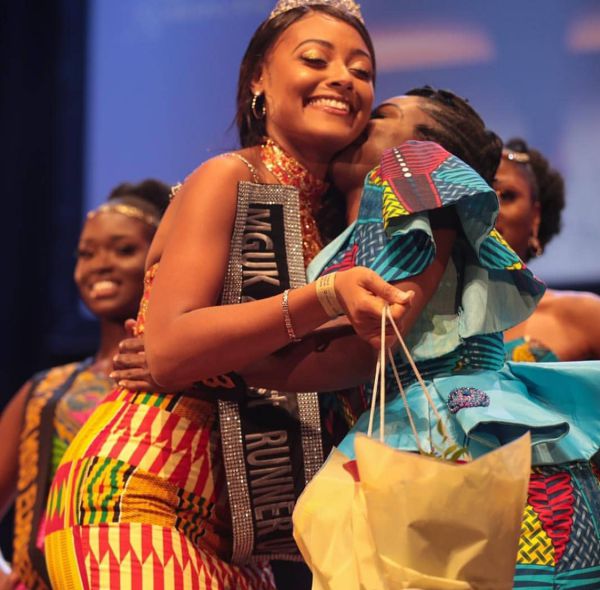 Miss Ghana UK 2018 1st Runners Up Sherrie Gaulder Akoto and 2nd Runners Up with 1st Runners Up Miss Abigail Obaahemma Akosua Owusu-Sekyere
