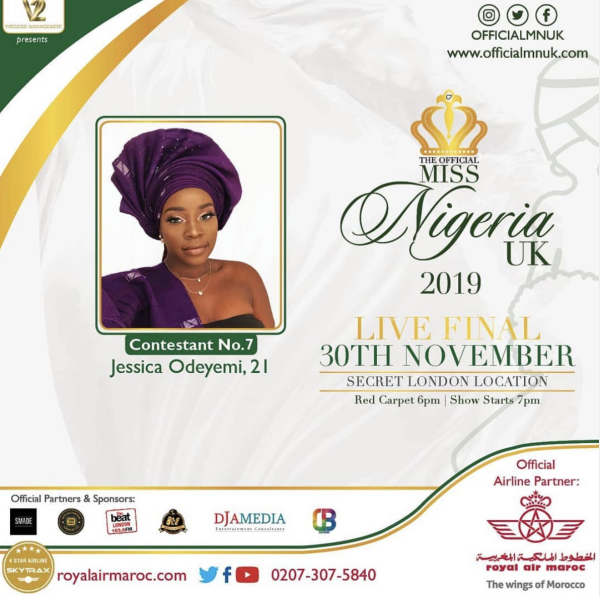 Miss Nigeria UK - Jessica Odeyemi