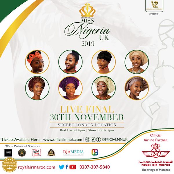 Miss Nigeria UK 2019 Finalist