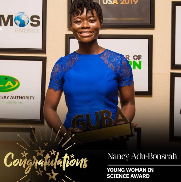 Nancy Abu-Bonsrah Wins Young Woman In Science Award At GUBA USA
