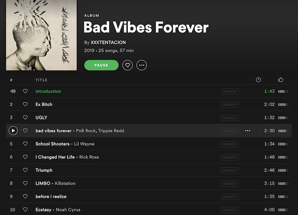 XXXTentacion’s Final Album 'Bad Vibes Forever