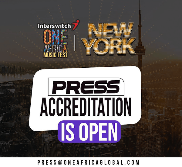 OAMF PRESS ACCREDITATION IS OPEN TODAY 
